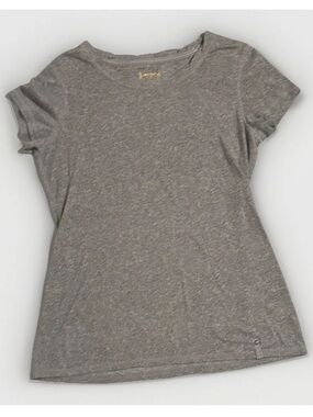 Ruff Hewn Well Worn Gray Heather Long Sleeve Knit Top Size M 60/40 Cotton Blend